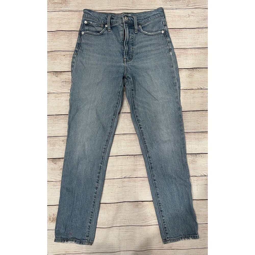 Madewell the perfect vintage jean Blue Denim Cotton Blend size 24